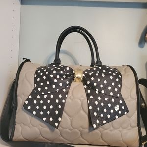 Betsey Johnson weekender bag